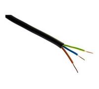 Zenitech - Câble d'Alimentation Électrique U-1000 R2V 3G2,5mm² - Idéal pour Utilisation Intérieure ou Extérieure - Gaine PVC Robuste - Protection Fiable - Noir - 5m