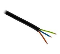 - Câble d'alimentation électrique U-1000 R2V 3G6mm² noir - 50m