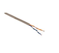Zenitech Câble téléphone - 2 Paires 0,6mm² - Ivoire - 10m