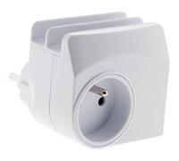 Zenitech - Chargeur 1 prise 16A + 2 USB + micro USB G