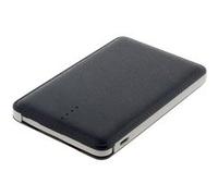 Zenitech - Chargeur Powerbank de Poche 2400mAh - Compatible Casque Audio, MP3, Appareil Photo, Montre Connectée - USB Type A - Léger et Compact avec Anneau - Noir - 10cm