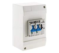 Zenitech - Coffret chauffe-eau 2 disjoncteurs 2A-20A + contacteur jour/nuit