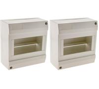 Zenitech - Coffret de distribution 6 modules à équiper (Lot de 2)