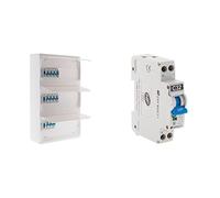 Zenitech - Coffret Électrique Équipé 39 Modules 11 Disjoncteurs + Disjoncteur PH/N 32A Nf pour Cumulus Chauffe-Eau + Ensemble Complet de Protection Électrique pour Installation Domestique ou Tertiaire