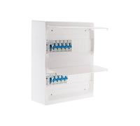Zenitech Coffret T3 26 modules équipé – 9 disjoncteurs, 2 interrupteurs, accessoires