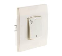 Zenitech Commande VMC borne-Auto vis + Griffes - Blanc - Diwone