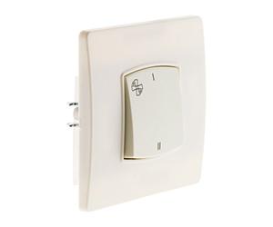 Zenitech Commande VMC borne-Auto vis + Griffes - Blanc - Diwone