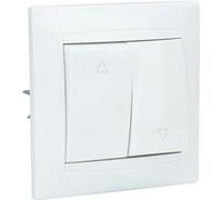 Commande volets roulants Zyna - Blanc - Zenitech