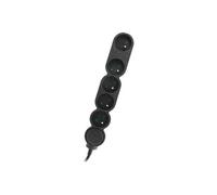zenitech - Coupe-circuit - CA 230 V - 3680 Watt - connecteurs de sortie : 5 (5 x alimentation) - 1.5 m cordon - noir moucheté