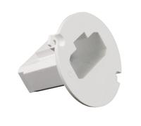 Zenitech Couvercle DCL pour boîte Applique Ø54mm - Blanc
