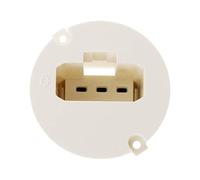 Zenitech Couvercle DCL pour boîte Applique Ø54mm - Blanc