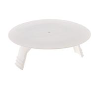Zenitech - Couvercle pour Boîte Ø60 - Inclut 2 Vis - Conçu pour Boîtes à Pattes - Plastique Résistant - Installation Facile - Normes NF - Blanc - Diamètre 80mm