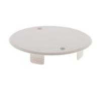Zenitech Couvercle pour boîte Rond Ø80mm sans vis Blanc