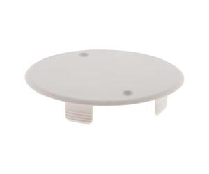 Zenitech Couvercle pour boîte Rond Ø80mm sans vis Blanc