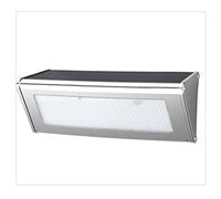 Zenitech DIO065022 VOLTMAN DIO065022-Applique Solaire-Détecteur de mouvement-Gris-450 Lm-6000 K-IP65-4 Modes d'éclairage, Gris, 450 lm