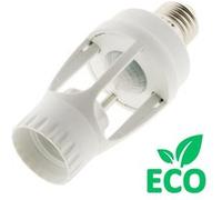 Zenitech - Douille E27 pour ampoule avec détecteur intégré - Blanc - Elexity blanc G