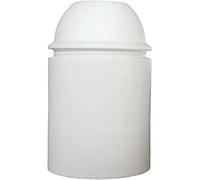 Zenitech - Douille E27 Thermoplastique Lisse sans Bague - Tension Max 250V - Intensité Max 4A - Idéale pour Éclairage Intérieur - Finition Lisse - Blanc - Standard