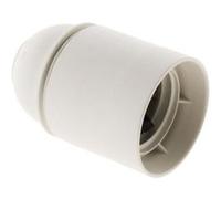Douille lisse sans bague E27 - blanc - Zenitech