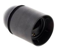Zenitech Douille E27 lisse sans bague thermoplastique noir