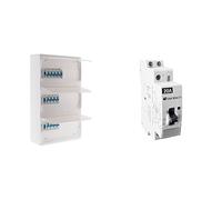 Zenitech - Électrique T5 39 Modules + 13 Disjoncteurs + 3 Interrupteurs et Accessoires + Peigne de Raccordement un iversel 13 Modules Acier - Compatible Auto/Vis