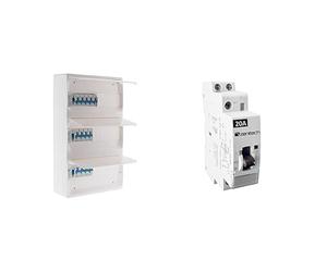Zenitech - Électrique T5 39 Modules + 13 Disjoncteurs + 3 Interrupteurs et Accessoires + Peigne de Raccordement un iversel 13 Modules Acier - Compatible Auto/Vis