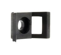 Zenitech Embase à Visser Bricolage Lot de 100 | Acier Inoxydable, Conforme CE, Installation Simple, Noir, Montage sans Outil Spécifique, Contact de Terre