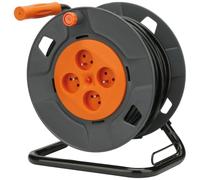 Zenitech Enrouleur 4 prises déportées 2P+T 16A 40 m