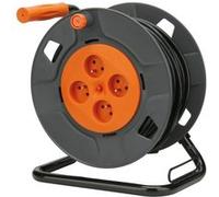Zenitech Enrouleur 4 prises déportées 2P+T 16A 40 m