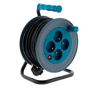Zenitech – Enrouleur ménager 15 m 3G 1 mm² – Bleu