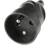 Fiche femelle 16A 2P+T - noir - Zenitech