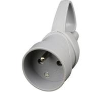 Zenitech Fiche femelle anneau 16A 2P+T gris