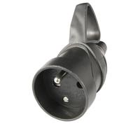 Fiche femelle anneau 16A 2P+T - noir - Zenitech