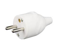 Zenitech Fiche électrique mâle 16A 2P+T – blanc