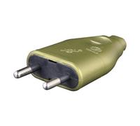 Zenitech – Fiche mâle 2P 6A – Or