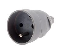 Zenitech - Fiche femelle 16A 2P+T - Gris