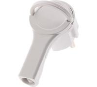 Zenitech - Fiche mâle 2P+T 16A extraplate - Blanc G