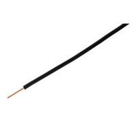Zenitech - Câble d'Alimentation Électrique H07V-U - 1,5 mm² - 5 m - Noir - Conducteur Monobrin en PVC - Usage Intérieur - Raccordements Résidentiels et Petit Tertiaire - Supporte Jusqu'à 700V