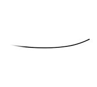 Zenitech - Gaine thermo rétractable Ø2,4cm - 1m - Noir