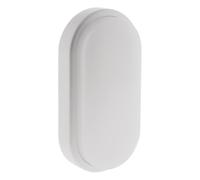 Zenitech Hublot d'extérieur ovale LED 8W IP54 - Blanc