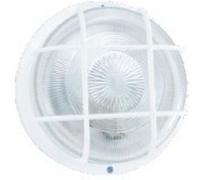 Zenitech - Hublot rond en verre Ø20cm + grille E27 IP44