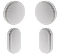 Zenitech - Hublot rond et ovale LED 14W - IP54, IK06 - Blanc neutre - Elexity Blanc