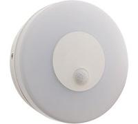 Zenitech - Hublot rond d'extérieur LED 12W IP65 + détecteur de mouvement - Blanc Blanc
