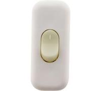 Interrupteur 2A Bipolaire Luminescent Blanc