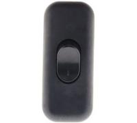 Zenitech Interrupteur 2A Unipolaire - Noir