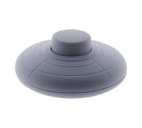 Zenitech - Interrupteur à Pied pour Luminaire - Installation Facile, Design Discret, Matériaux de Qualité, Usage Durable - Compatibilité Universelle - Gris