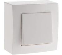 Zenitech Interrupteur va-et-vient Presto 10A Saillie Blanc