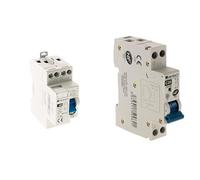 Zenitech - Interrupteur Différentiel 40 A Type AC NF + Disjoncteur PH/N 20A NF - Protection des Personnes et des Circuits Électriques - Montage Rail Din - Blanc