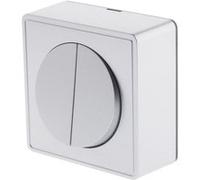 Zenitech – Interrupteur double va-et-vient complet Vulco 10A en saillie Silver