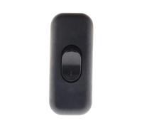 Zenitech - Interrupteur Unipolaire 2A - Compatible avec Circuits Électriques Intérieurs - Installation Facile - Fabriqué en Chine - Dimensions 6 x 3 x 2 cm - Noir