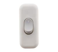 Zenitech - Interrupteur Unipolaire 2A - Installation Murale - Compatible avec Circuits d'Éclairage - Design Discret pour Intérieur - Matériau Résistant en Plastique - Blanc